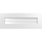 Ekena Millwork Vertical Surface Mount PVC Gable Vent: Functional, w/ 3-1/2"W x 1"P Standard Frame, 32"W x 12"H GVPVE32X1201SF - alternate 1